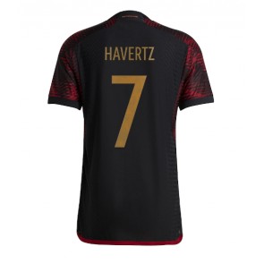 Niemcy Kai Havertz #7 Koszulka Wyjazdowych MŚ 2022 Krótki Rękaw